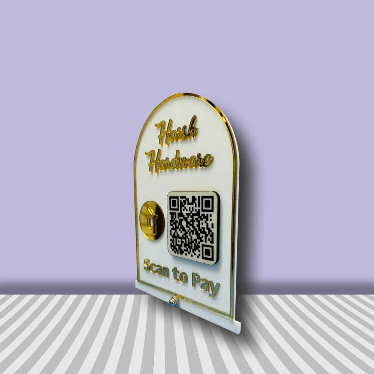 Customized Acrylic QR Standy