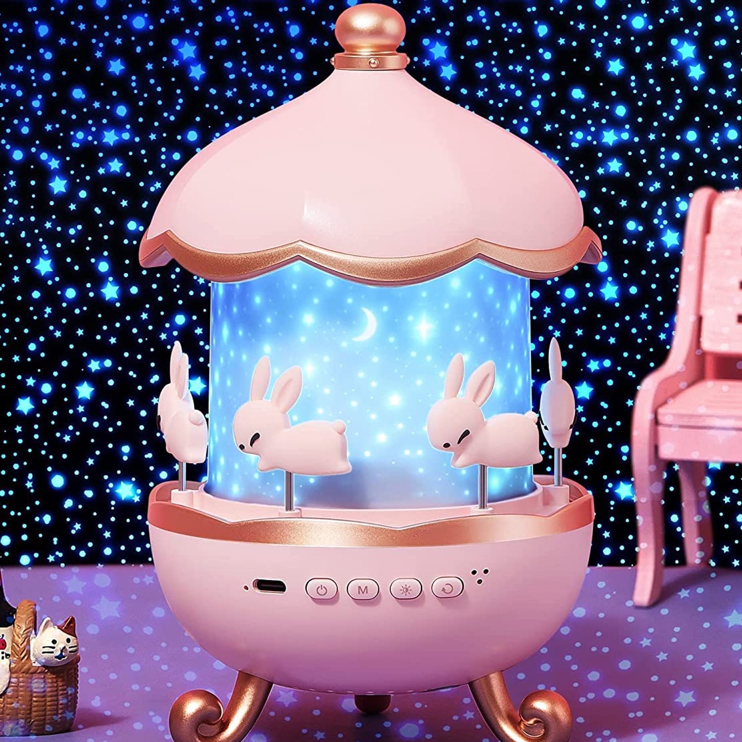 Projector Night Lamp for Kids